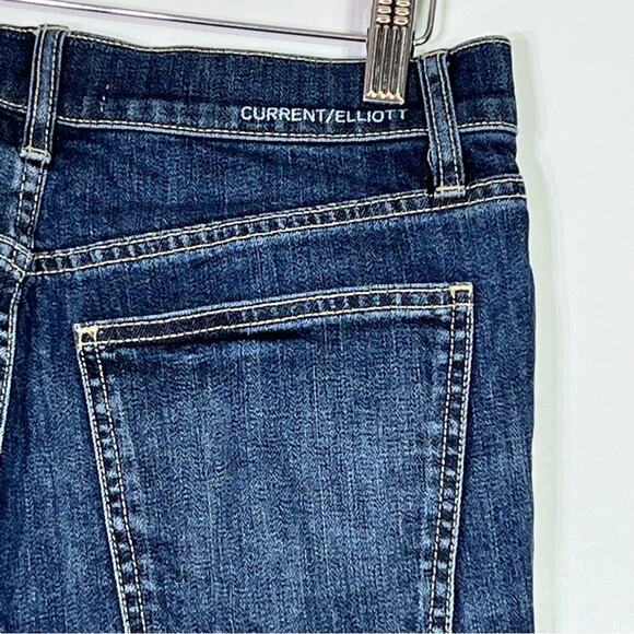 Current/Elliott Ultra High Waist Button Fly Belloc Jean Shorts 27 EUC - Picture 7 of 11